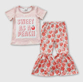 Sweet As A Peach Bell Set 2PC Girl